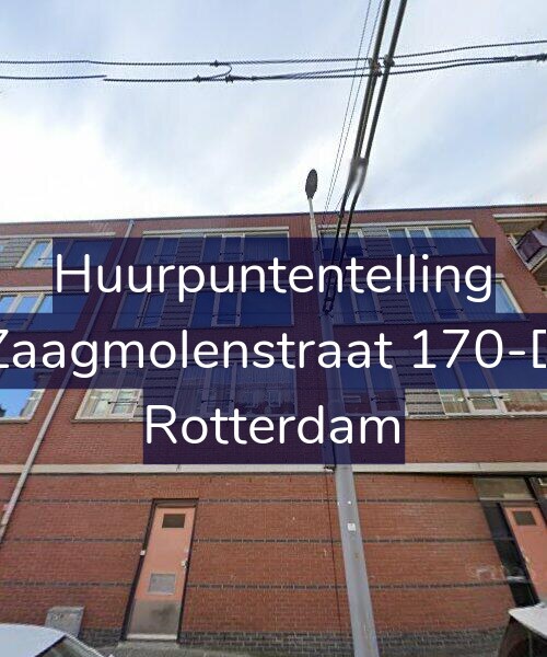 Foto gevel Huurpuntentelling voor Zaagmolenstraat 170-D, Rotterdam