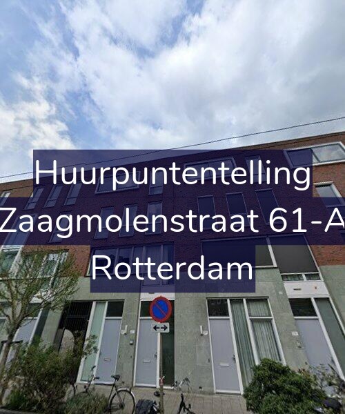 Foto gevel Huurpuntentelling voor Zaagmolenstraat 61-A, Rotterdam