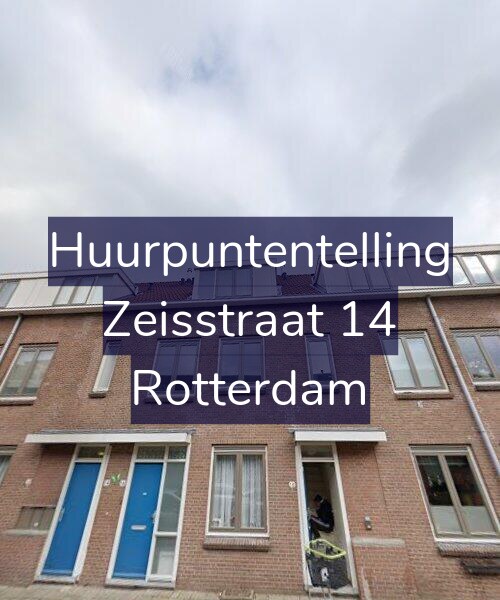Foto gevel Huurpuntentelling voor Zeisstraat 14, Rotterdam