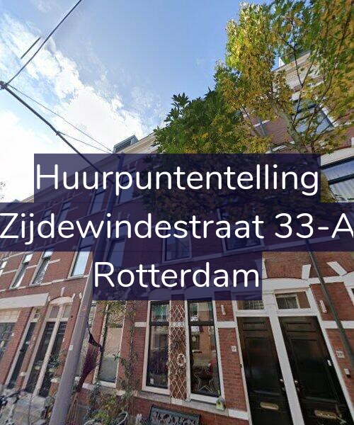 Foto gevel Huurpuntentelling voor Zijdewindestraat 33-A, Rotterdam
