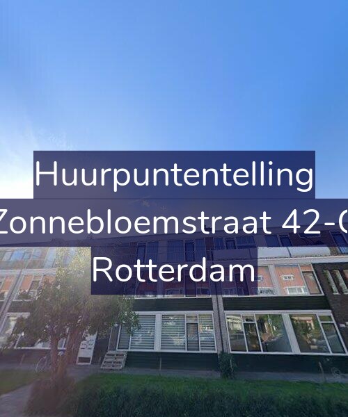Foto gevel Huurpuntentelling voor Zonnebloemstraat 42-C, Rotterdam