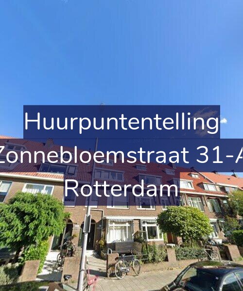 Foto gevel Huurpuntentelling voor Zonnebloemstraat 31-A, Rotterdam