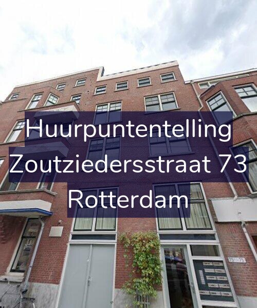 Foto gevel Huurpuntentelling voor Zoutziedersstraat 73, Rotterdam