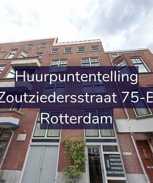Foto gevel Huurpuntentelling voor Zoutziedersstraat 75-B, Rotterdam
