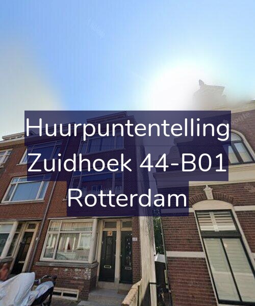 Foto gevel Huurpuntentelling voor Zuidhoek 44-B01, Rotterdam