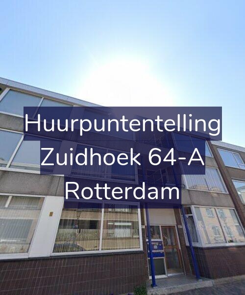 Foto gevel Huurpuntentelling voor Zuidhoek 64-A, Rotterdam