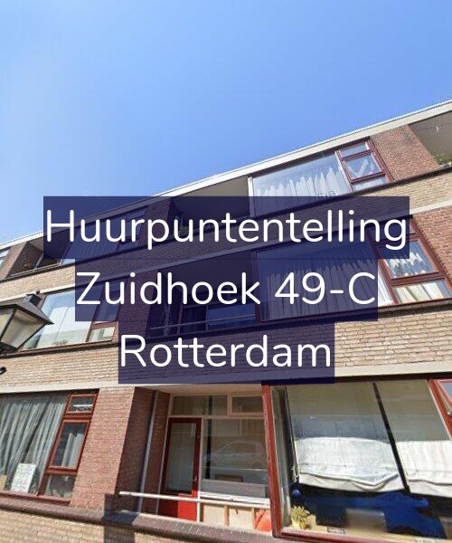 Foto gevel Huurpuntentelling voor Zuidhoek 49-C, Rotterdam