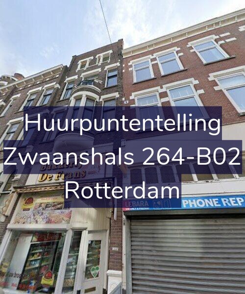 Foto gevel Huurpuntentelling voor Zwaanshals 264-B02, Rotterdam