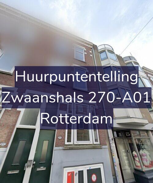 Foto gevel Huurpuntentelling voor Zwaanshals 270-A01, Rotterdam