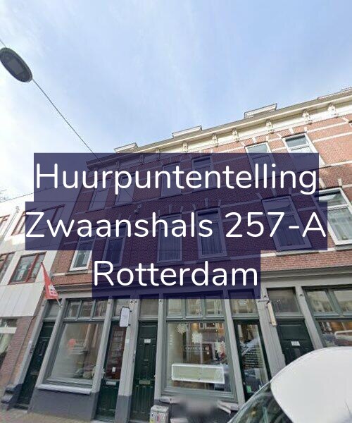 Foto gevel Huurpuntentelling voor Zwaanshals 257-A, Rotterdam