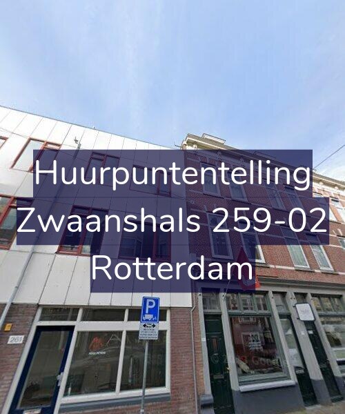 Foto gevel Huurpuntentelling voor Zwaanshals 259-02, Rotterdam