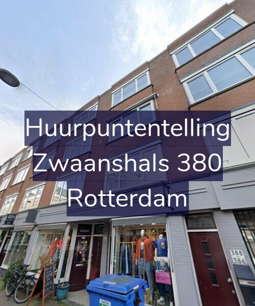 Foto gevel Huurpuntentelling voor Zwaanshals 380, Rotterdam