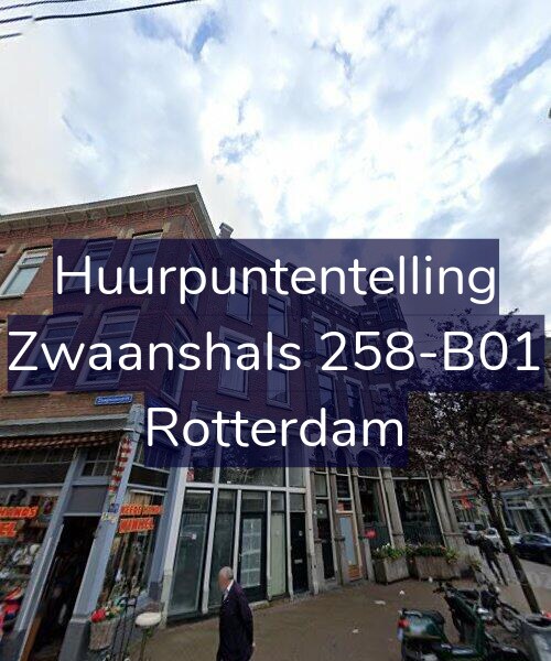 Foto gevel Huurpuntentelling voor Zwaanshals 258-B01, Rotterdam