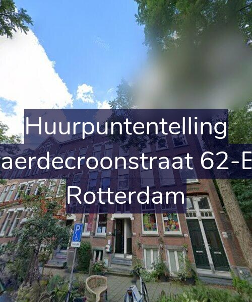 Foto gevel Huurpuntentelling voor Zwaerdecroonstraat 62-B01, Rotterdam