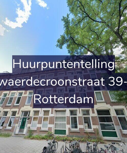 Foto gevel Huurpuntentelling voor Zwaerdecroonstraat 39-A, Rotterdam