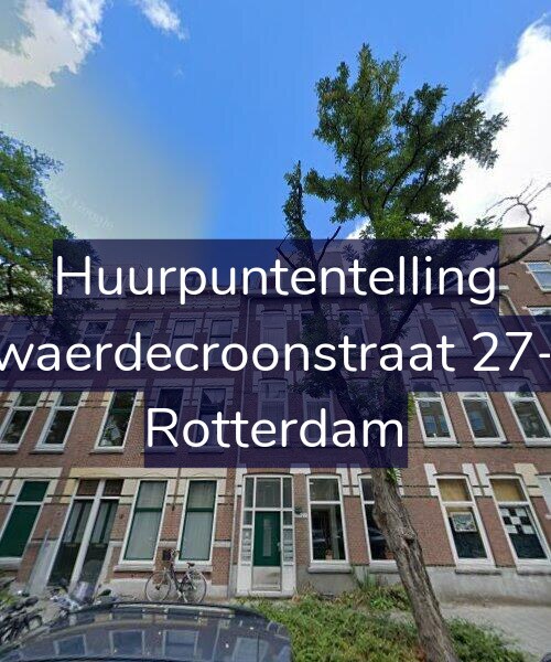 Foto gevel Huurpuntentelling voor Zwaerdecroonstraat 27-B, Rotterdam
