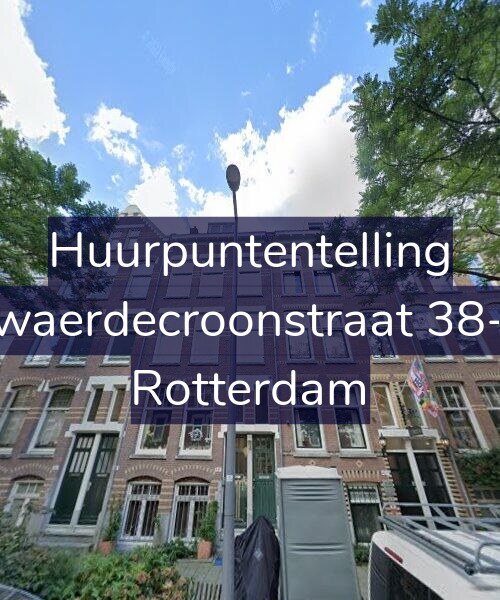 Foto gevel Huurpuntentelling voor Zwaerdecroonstraat 38-B, Rotterdam