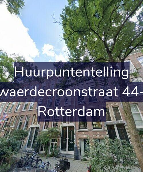 Foto gevel Huurpuntentelling voor Zwaerdecroonstraat 44-B, Rotterdam