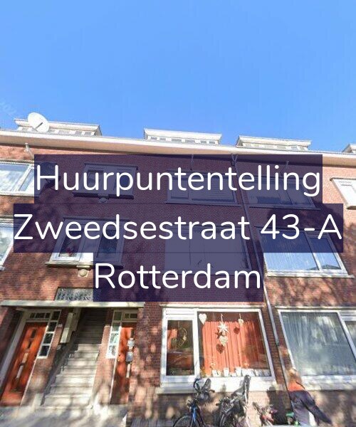Foto gevel Huurpuntentelling voor Zweedsestraat 43-A, Rotterdam