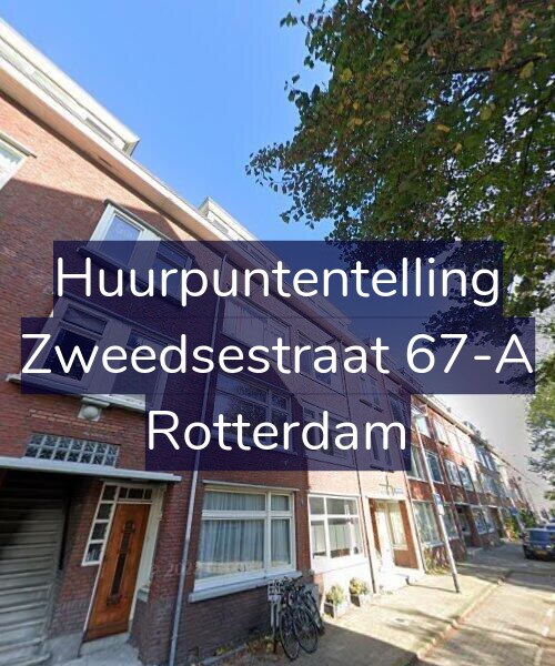 Foto gevel Huurpuntentelling voor Zweedsestraat 67-A, Rotterdam