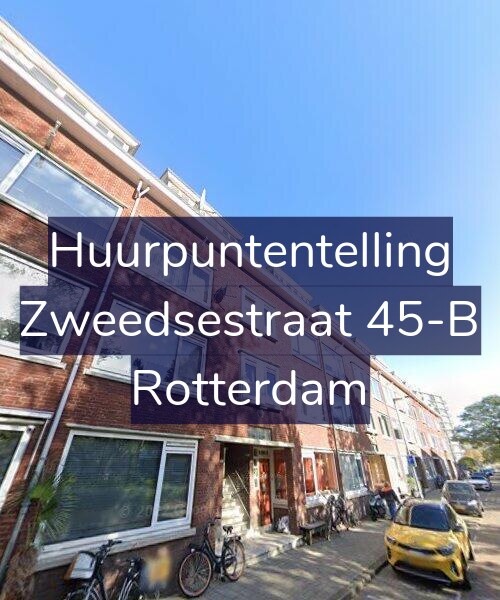 Foto gevel Huurpuntentelling voor Zweedsestraat 45-B, Rotterdam