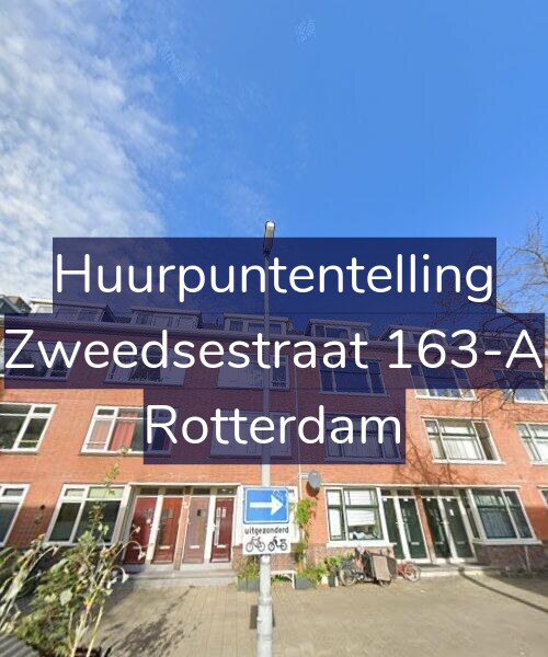 Foto gevel Huurpuntentelling voor Zweedsestraat 163-A, Rotterdam