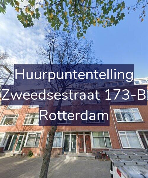 Foto gevel Huurpuntentelling voor Zweedsestraat 173-B, Rotterdam