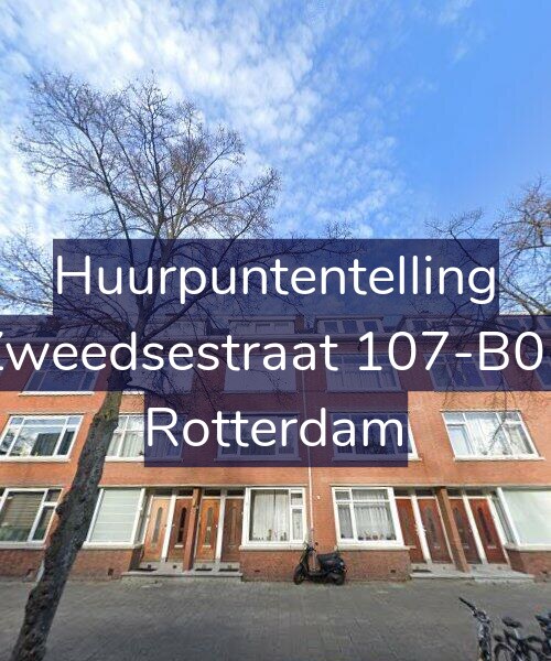 Foto gevel Huurpuntentelling voor Zweedsestraat 107-B01, Rotterdam