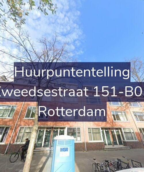 Foto gevel Huurpuntentelling voor Zweedsestraat 151-B01, Rotterdam