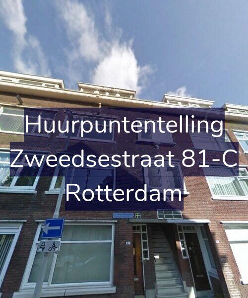 Foto gevel Huurpuntentelling voor Zweedsestraat 81-C, Rotterdam
