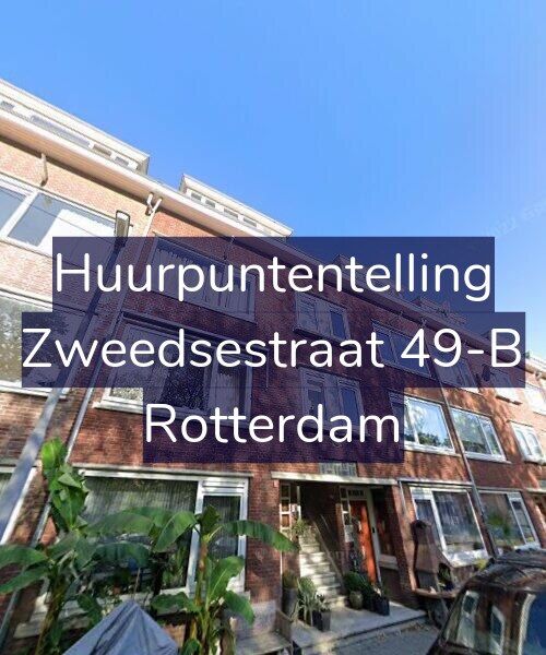 Foto gevel Huurpuntentelling voor Zweedsestraat 49-B, Rotterdam