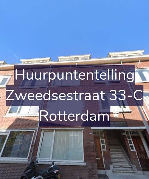 Foto gevel Huurpuntentelling voor Zweedsestraat 33-C, Rotterdam