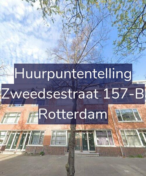 Foto gevel Huurpuntentelling voor Zweedsestraat 157-B, Rotterdam