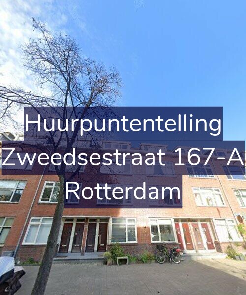 Foto gevel Huurpuntentelling voor Zweedsestraat 167-A, Rotterdam