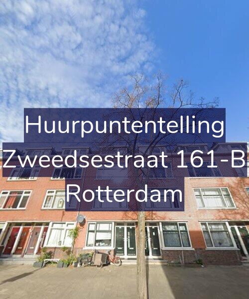 Foto gevel Huurpuntentelling voor Zweedsestraat 161-B, Rotterdam