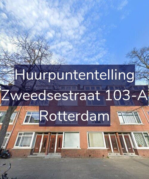 Foto gevel Huurpuntentelling voor Zweedsestraat 103-A, Rotterdam