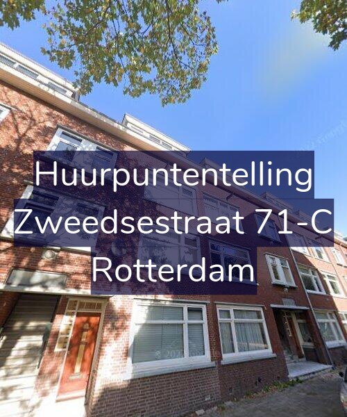 Foto gevel Huurpuntentelling voor Zweedsestraat 71-C, Rotterdam