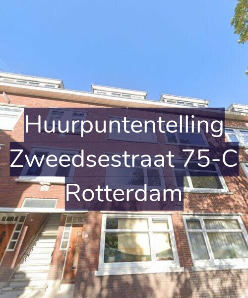 Foto gevel Huurpuntentelling voor Zweedsestraat 75-C, Rotterdam