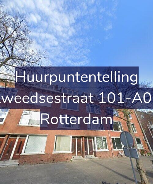 Foto gevel Huurpuntentelling voor Zweedsestraat 101-A01, Rotterdam