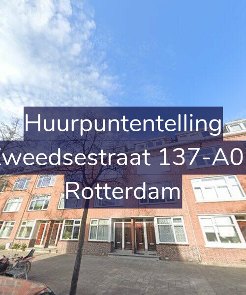 Foto gevel Huurpuntentelling voor Zweedsestraat 137-A01, Rotterdam