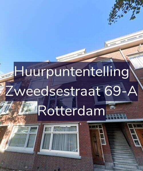 Foto gevel Huurpuntentelling voor Zweedsestraat 69-A, Rotterdam