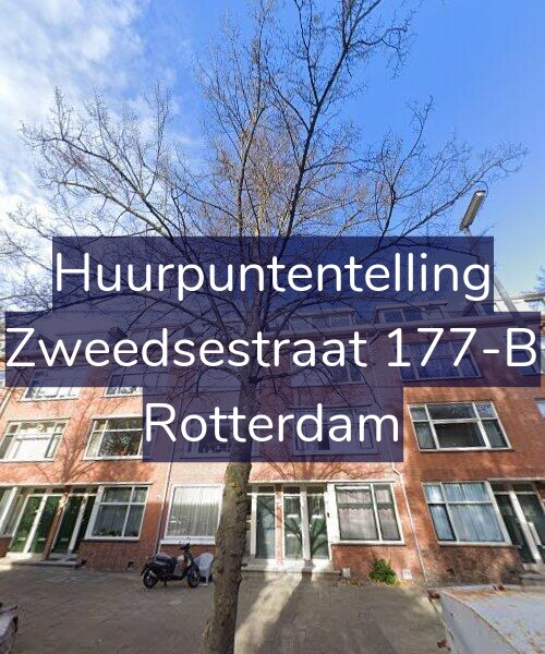 Foto gevel Huurpuntentelling voor Zweedsestraat 177-B, Rotterdam