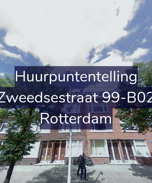Foto gevel Huurpuntentelling voor Zweedsestraat 99-B02, Rotterdam