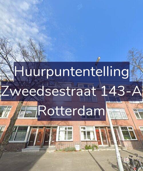 Foto gevel Huurpuntentelling voor Zweedsestraat 143-A, Rotterdam