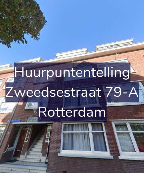 Foto gevel Huurpuntentelling voor Zweedsestraat 79-A, Rotterdam