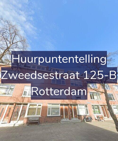 Foto gevel Huurpuntentelling voor Zweedsestraat 125-B, Rotterdam