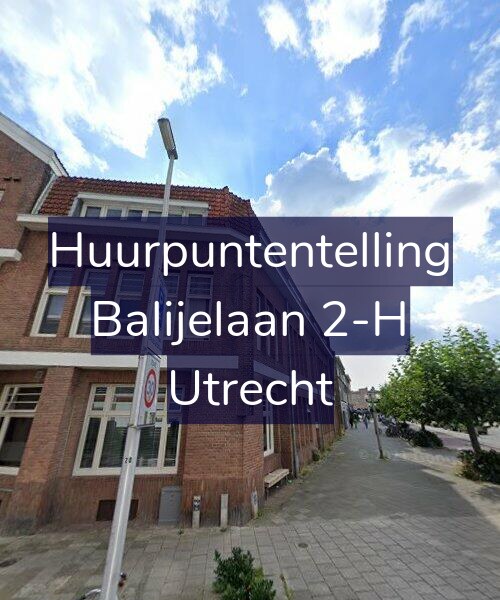 Foto gevel Huurpuntentelling voor Balijelaan 2-H, Utrecht
