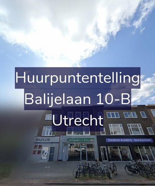 Foto gevel Huurpuntentelling voor Balijelaan 10-B, Utrecht