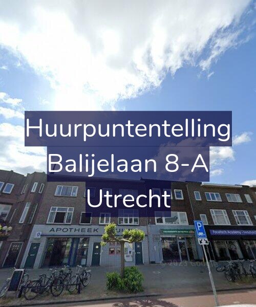 Foto gevel Huurpuntentelling voor Balijelaan 8-A, Utrecht