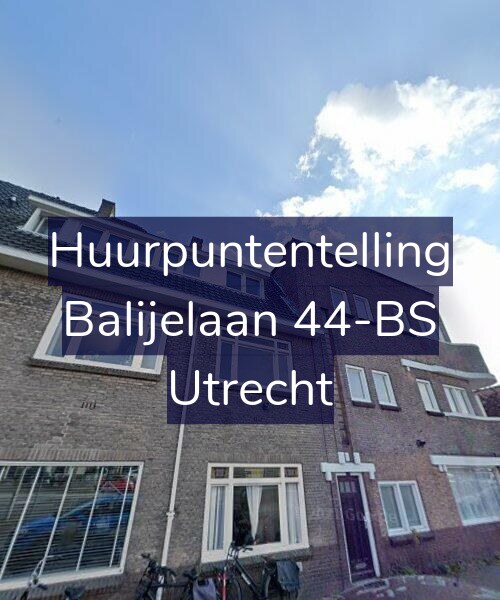 Foto gevel Huurpuntentelling voor Balijelaan 44-BS, Utrecht